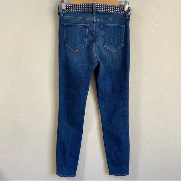 L’AGENCE Margot Studded High Rise Skinny Jeans - Picture 5 of 8